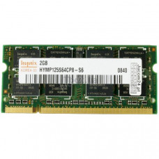 Оперативная память DDR2 SDRAM SODIMM 2Gb PC-5300 (667); Hynix (HYMP125S64CP8)  Б/У