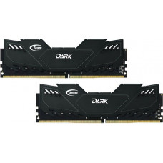 Оперативная память DDR4 SDRAM 2x8Gb PC4-21320 (2666); Team, Dark Black (TDKED416G2666HC15ADC01)