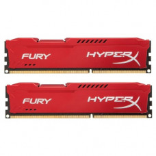 Оперативная память DDR3 SDRAM 2x4Gb PC3-14900 (1866); Kingston, HyperX FURY Red (HX318C10FRK2/8)