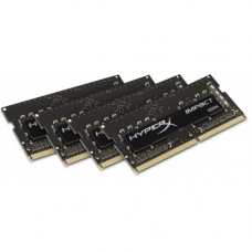 Оперативная память DDR4 SDRAM SODIMM 4x4Gb PC4-19200 (2400); Kingston, HyperX Impact Black (HX424S15IBK4/16)