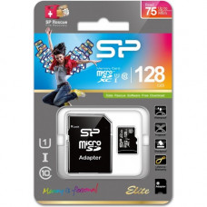 Карта памяти micro SDXC 128Gb Silicon Power (SP128GBSTXBU1V10-SP); UHS-I Elite; Class 10; with SD adapter