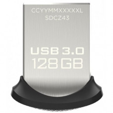 Flash-память SanDisk Cruzer Fit Ultra (SDCZ43-128G-G46); 128Gb; USB 3.0; Silver