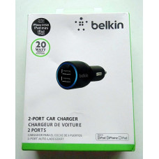 Автомобильные аксессуары Зарядное устройство от прикуривателя автомобиля Belkin (2porta  USB)