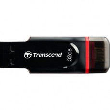 Flash-память Transcend JetFlash 340 (TS32GJF340); 32Gb; USB 2.0/MicroUSB; Black&Red