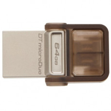 Flash-память Kingston DataTraveler MicroDuo (DTDUO/64GB); 64Gb; USB 2.0/microUSB; Beige