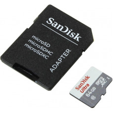 Карта памяти micro SDXC 64GB SanDisk (SDSQUNB-064G-GN3MA)