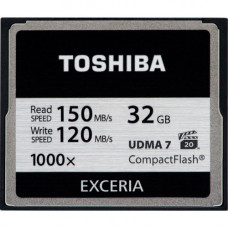 Карта памяти CF 32Gb Toshiba; Exceria CF UDMA 7 1000x (CF-032GTGI(8))
