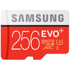 Карта памяти micro SDXC 256Gb Samsung; Class 10; Evo Plus UHS-I R95/W90MB/s; With SD-adapter (MB-MC256DA)