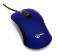 Мышь проводная Gembird MOP-400-B; USB; Blue