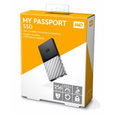 Жесткий диск SSD 256.0 Gb; Western Digital My Passport Black; USB 3.1 (WDBK3E2560PSL-WESN)