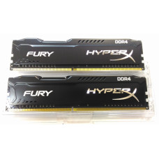 Оперативная память DDR4 SDRAM 2x8Gb PC4-17000 (2133); Kingston HyperX Fury Black (HX421C14FB2K2/16)