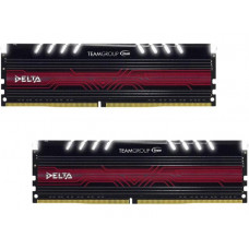 Оперативная память DDR4 SDRAM 2x8Gb PC4-19200 (2400); Team Delta White LED (TDTWD416G2400HC15ADC01)