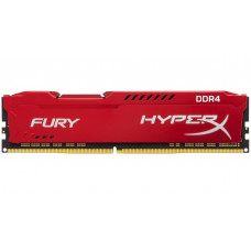 Оперативная память DDR4 SDRAM 8Gb PC4-23500 (2933); Kingston HyperX Fury Red (HX429C17FR2/8)