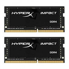 Оперативная память DDR4 SDRAM SODIMM 2x16Gb PC4-21300 (2666); Kingston, HyperX Impact Black (HX424S14IBK2/32)