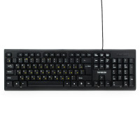 Клавиатура проводная Гарнизон GK-120; USB; Black 