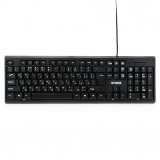 Клавиатура проводная Гарнизон GK-120; USB; Black 