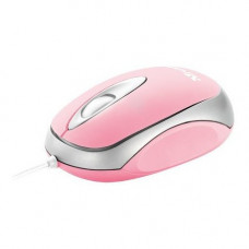 Мышь проводная Trust Centa Mini (16145); USB; Pink