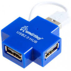 USB разветвитель (HUB) Smart Buy SBHA-6900; HUB USB 2.0; 4 порта (SBHA-6900-B)