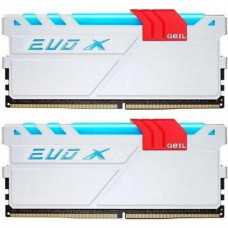 Оперативная память DDR4 SDRAM 2x8Gb PC4-24000 (3000); Geil EVO X White RGB LED (GEXG416GB3000C15ADC)
