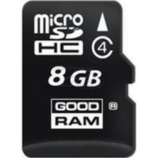 Карта памяти micro SDHC 8Gb GoodRAM; Class 4; No adapter (M400-0080R11)