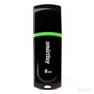 Flash-память Smart Buy Paean; 8Gb; USB 2.0; Black (SB8GBPN-K)