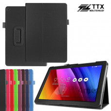 Кожаный чехол-книжка с функцией подставки для Asus ZenPad C7.0 (Z170C), Черный, 