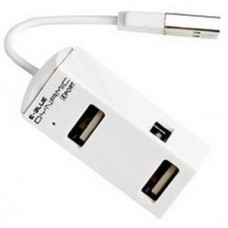 USB разветвители (HUB) E-Blue Dynamic EHB036WH; HUB USB 2.0; 4-Ports; White