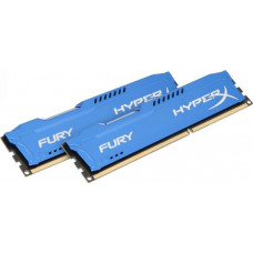 Оперативная память DDR3 SDRAM 2x4Gb PC3-12800 (1600); Kingston, HyperX FURY Blue (HX316C10FK2/8)