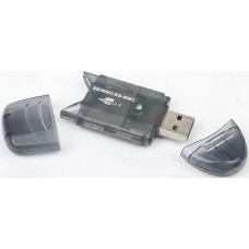 Картридер Gembird  FD2-SD, USB 2.0,  Black