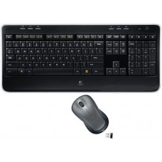 Клавиатура+мышь беспроводная Logitech Wireless Desktop MK520; Multimedia; USB; Black (920-002600)