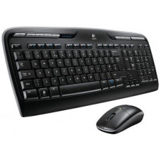 Клавиатура+мышь беспроводная Logitech Wireless Desktop MK330; USB; Black (920-003995)