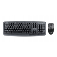 Клавиатура+мышь проводная Genius KM-110X RU; USB; Black (31330026107)