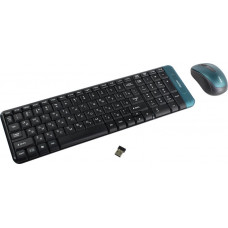 Клавиатура+мышь беспроводная Smartbuy 222358AG-K; USB; Wireless; Black&Green