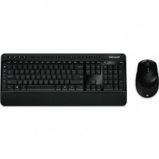 Клавиатура+мышь беспроводная Microsoft Wireless Desktop 3050 (PP3-00018); Black