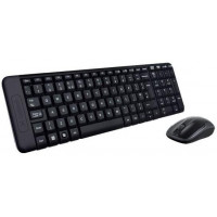 Клавиатура+мышь беспроводная Logitech Wireless Desktop MK220; USB; Black (920-003169)