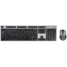Клавиатура+мышь беспроводная A4Tech 8100F; V-Track; Wireless; USB; Silver