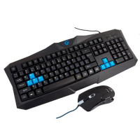 Клавиатура+мышь проводная Gemix WC-200; USB; Black