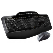 Клавиатура+мышь беспроводная Logitech Wireless Desktop MK710; Multimedia; USB; Black&Silver (920-002434)