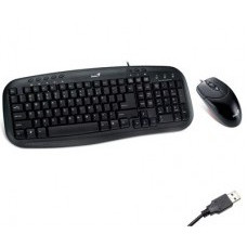 Клавиатура проводная Genius KM-200; USB; Black (31330200115)