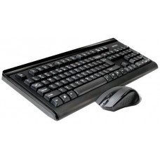 Клавиатура+мышь беспроводная A4Tech 6100F; V-Track; Wireless; USB; Black