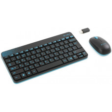 Клавиатура+мышь беспроводная Logitech Wireless Desktop MK240; USB; Black (920-005790)