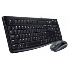 Клавиатура+мышь проводная Logitech Corded Desktop MK120; USB; Black (920-002561)