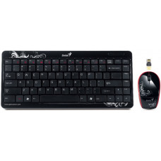 Клавиатура+мышь беспроводная Genius Luxe Mate i8150 Tattoo; USB; Black (31340043105)