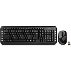 Клавиатура+мышь беспроводная A4Tech 7200N; V-Track; Wireless; USB; Black
