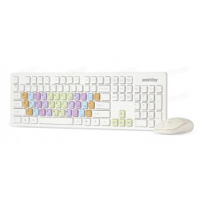 Клавиатура+мышь беспроводная Smart Buy SBC-218346AG-W; USB; Wireless; White