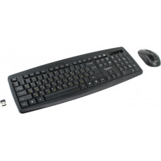 Клавиатура+мышь беспроводная Gembird KBS-8000; Wireless; Black
