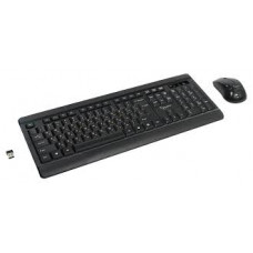 Клавиатура+мышь беспроводная Gembird KBS-8001; Wireless; Black