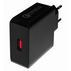 USB зарядное устройство GC-06 (быстрая зарядка) 5V3A/9V2A/12V1.5A; Black