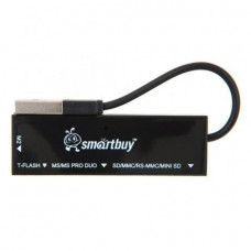 Картридер Smartbuy SBR-717-K; USB 2.0; Black
