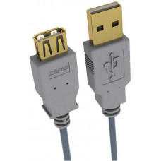 Кабель USB 2.0; А вилка - А розетка (соединительный); Sparks Gold; 1.8м